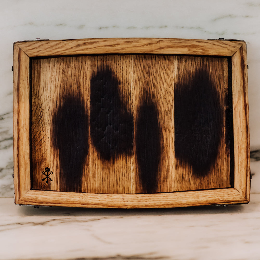 Rickhouse Barrel Stave Tray