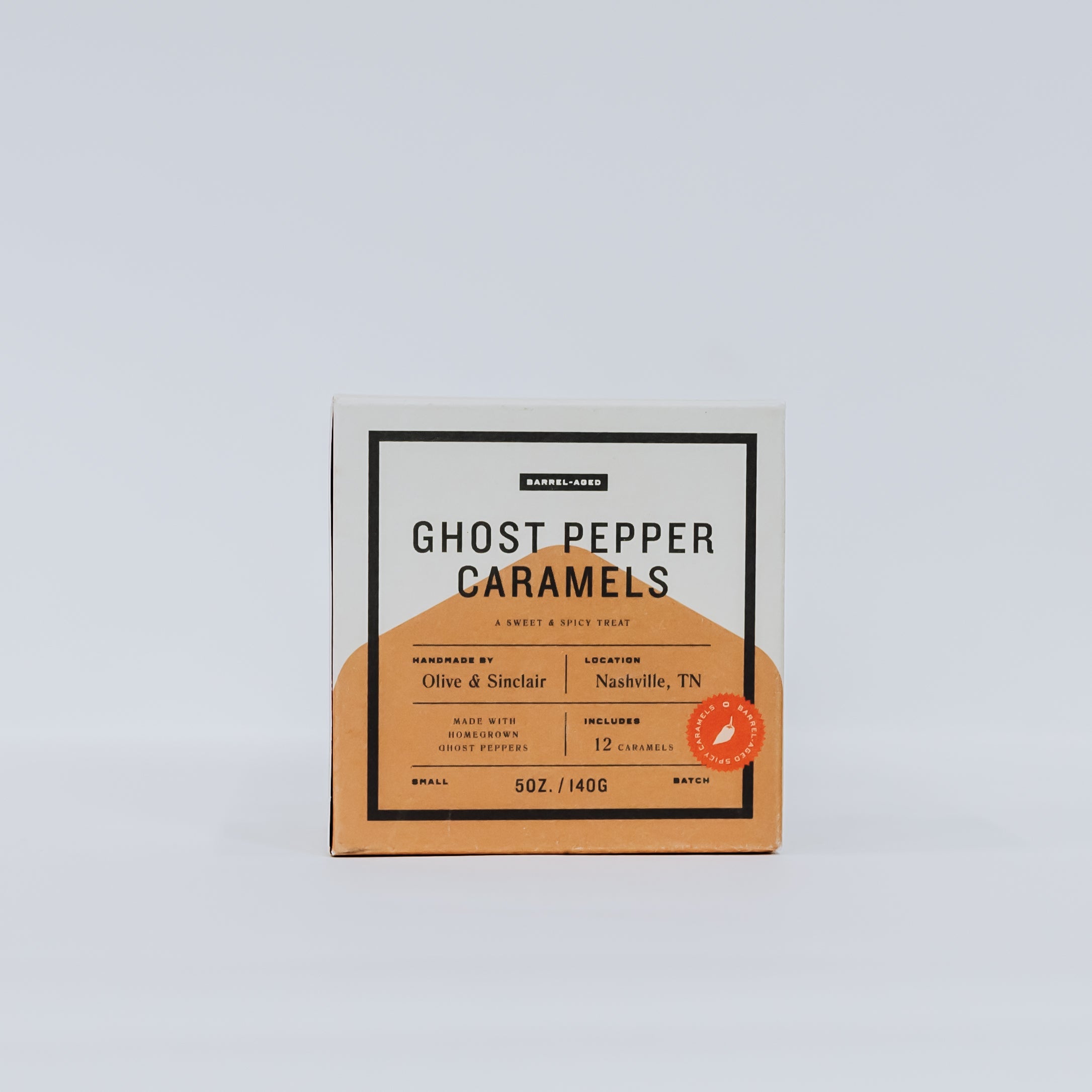 Pappy Van Winkle Barrel Aged Ghost Pepper Caramels - Case of 12