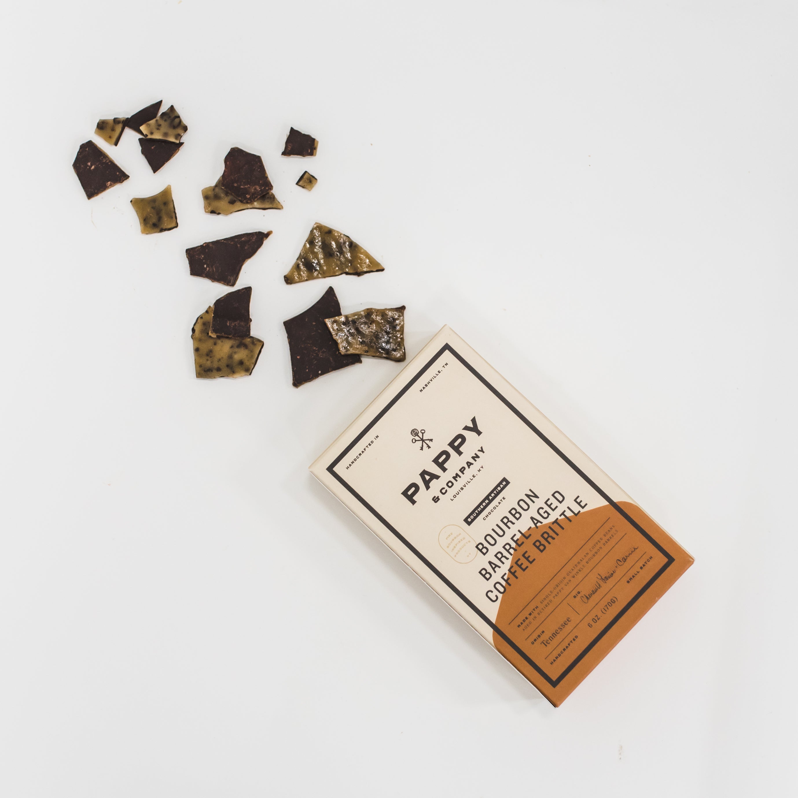 Pappy Van Winkle Bourbon Barrel Aged Coffee Brittle - Case of 12