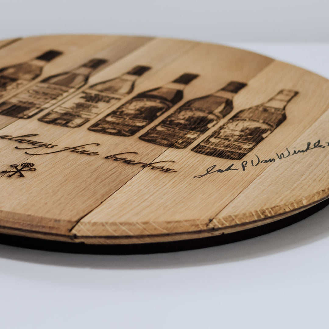 Limited Edition Authentic Bottle Flight Barrel Head - Case of 2