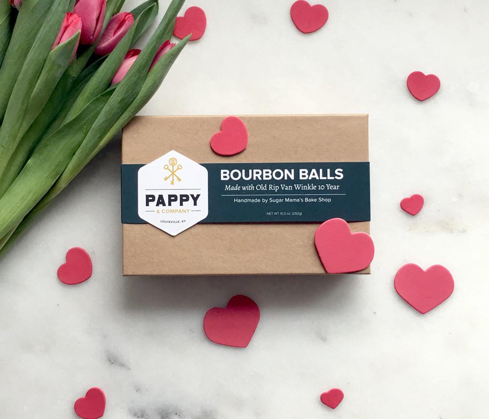 Pappy &amp; Company Handmade Bourbon Balls (Pack of 12)