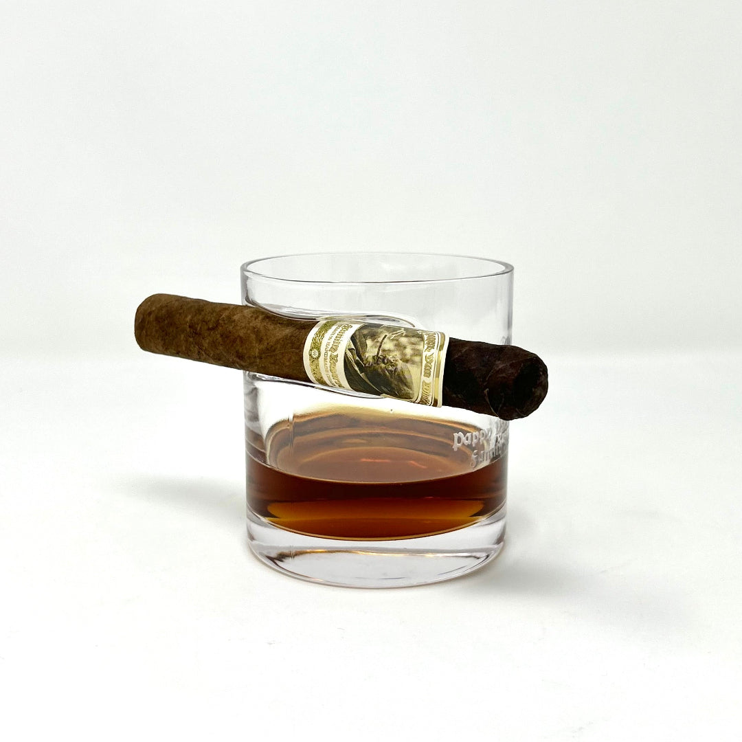Cigar Rocks Glass