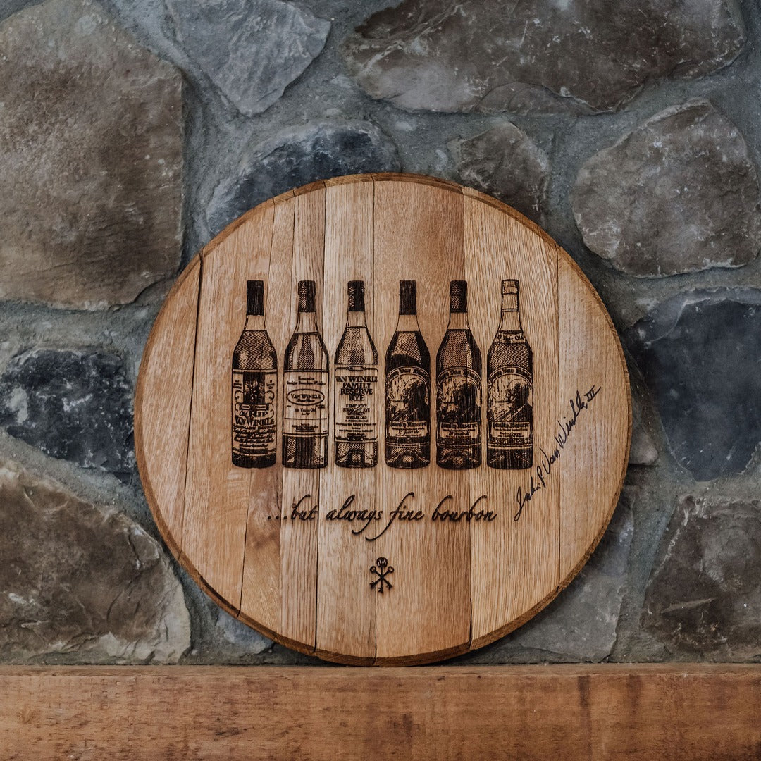 Limited Edition Authentic Bottle Flight Barrel Head - Case of 2