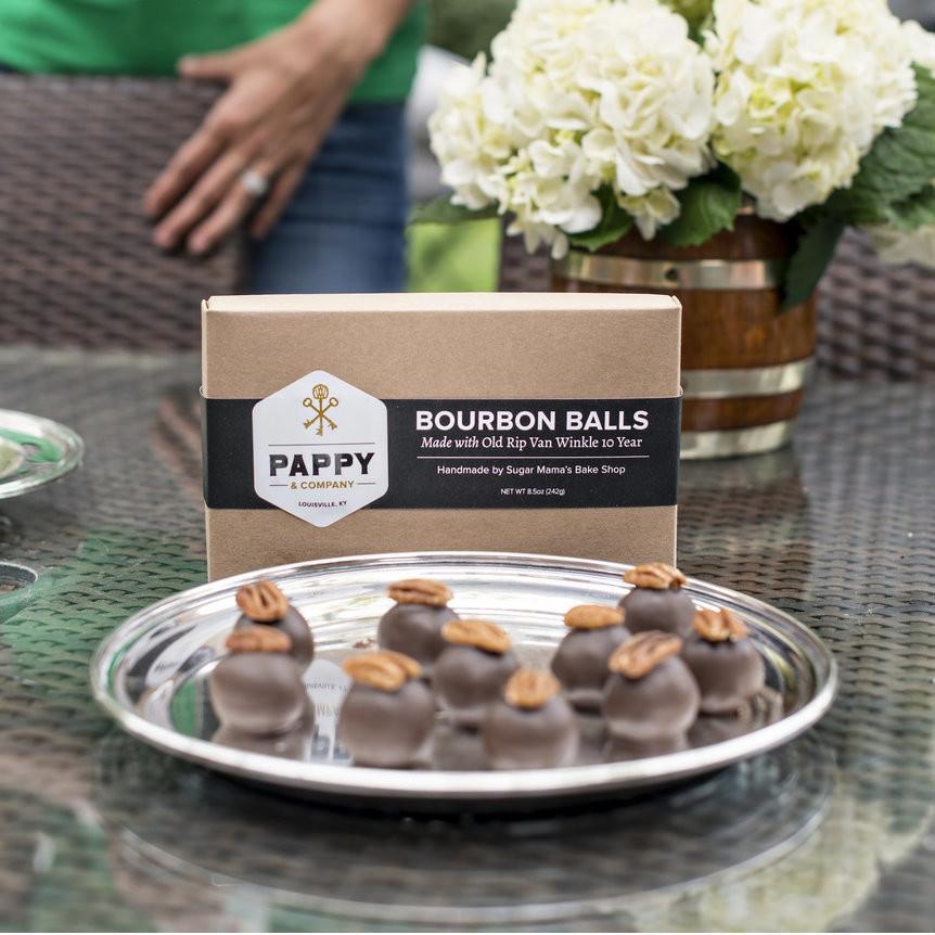 Pappy &amp; Company Handmade Bourbon Balls (Pack of 12)