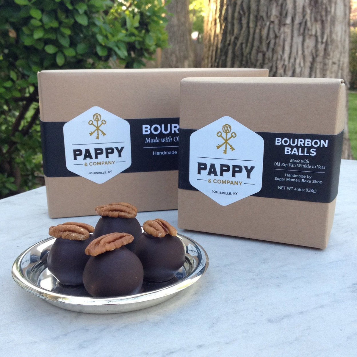 Pappy &amp; Company Handmade Bourbon Balls (Pack of 12)