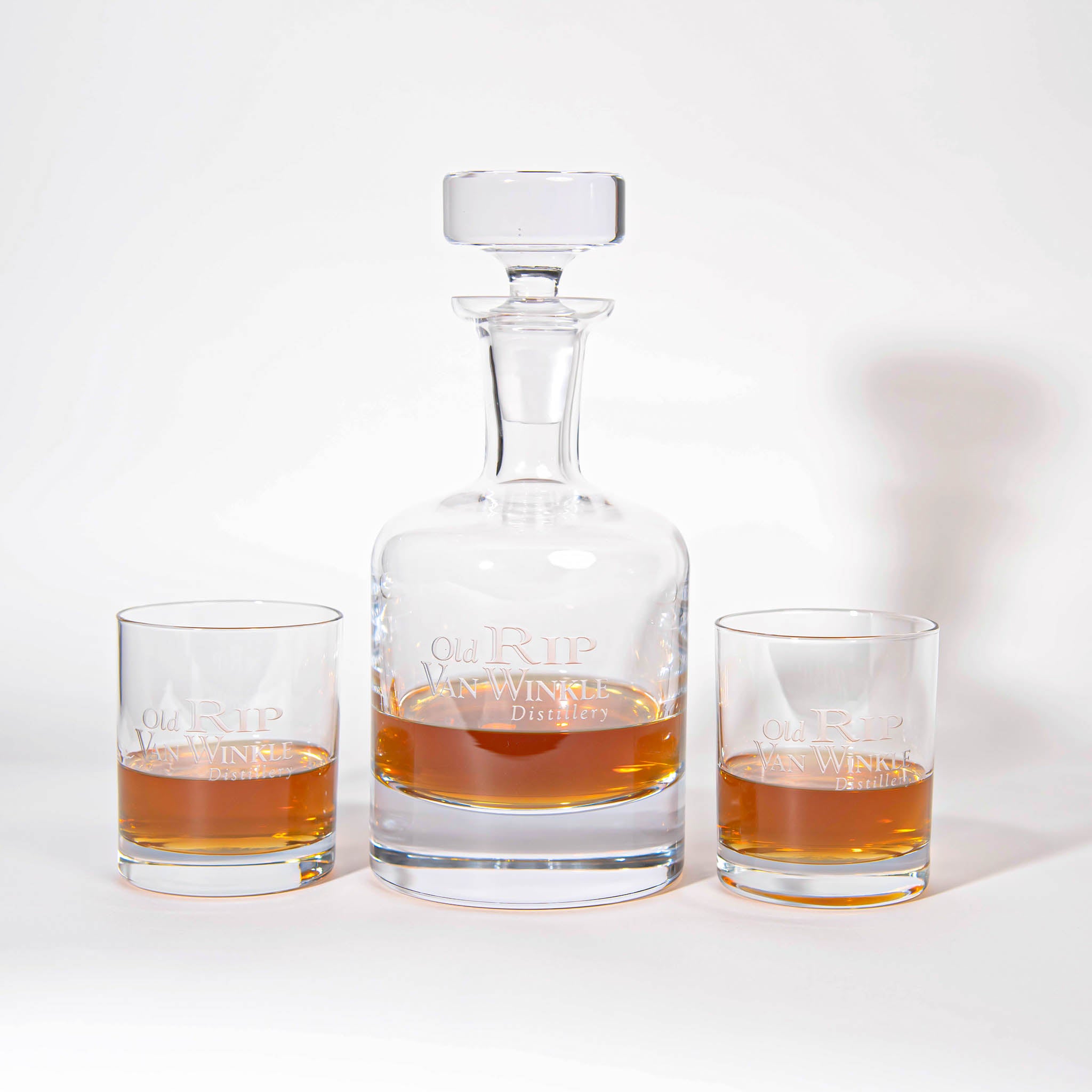 Old Rip Van Winkle Decanter & Rocks Glass - Thumbnail 2