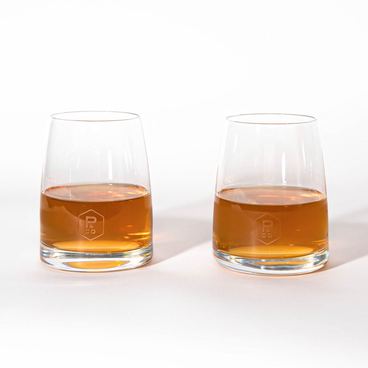 Pappy &amp; Company Double Old Fashioned Rocks Glasses (Set of 2)