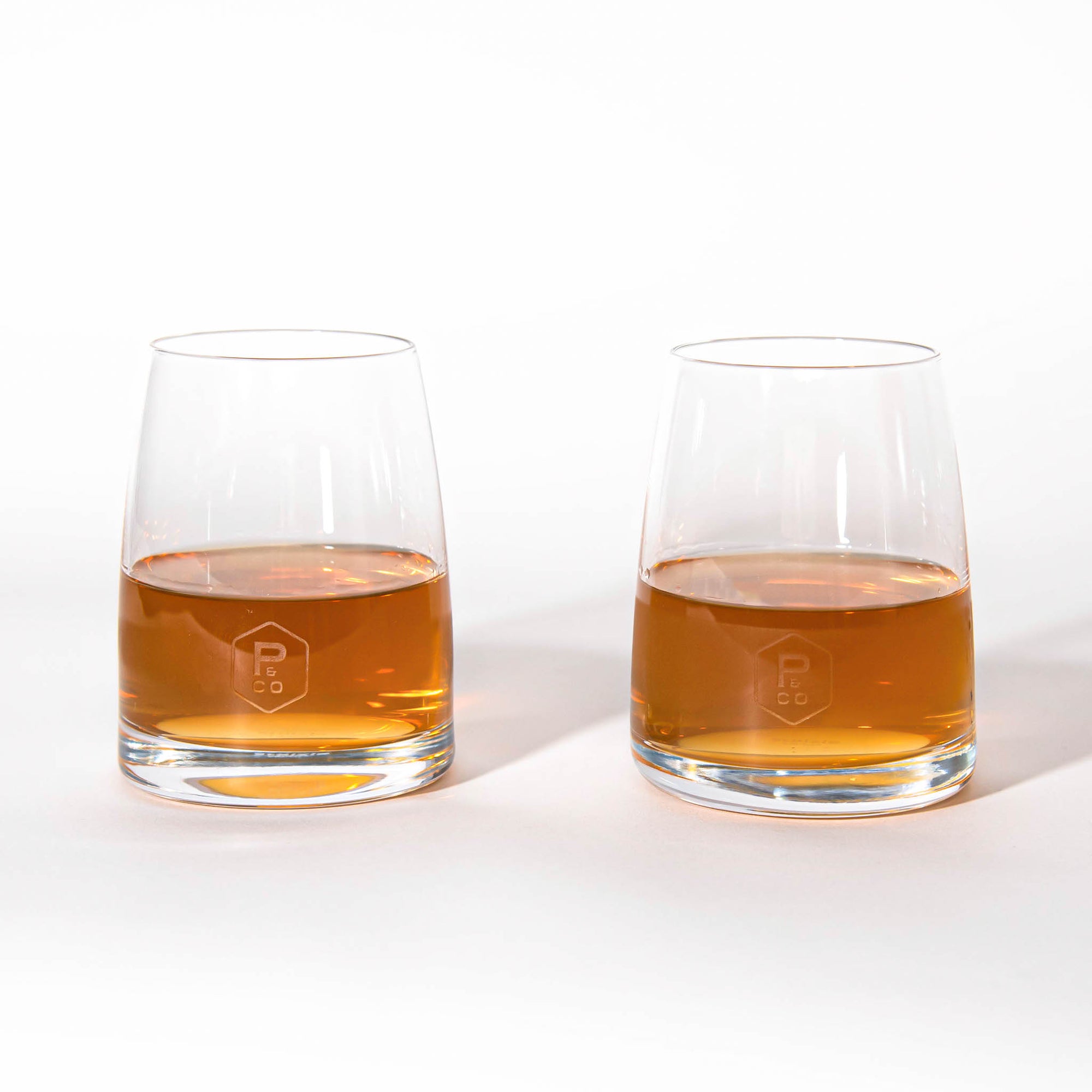 Pappy & Company Double Old Fashioned Rocks Glasses (Set of 2)