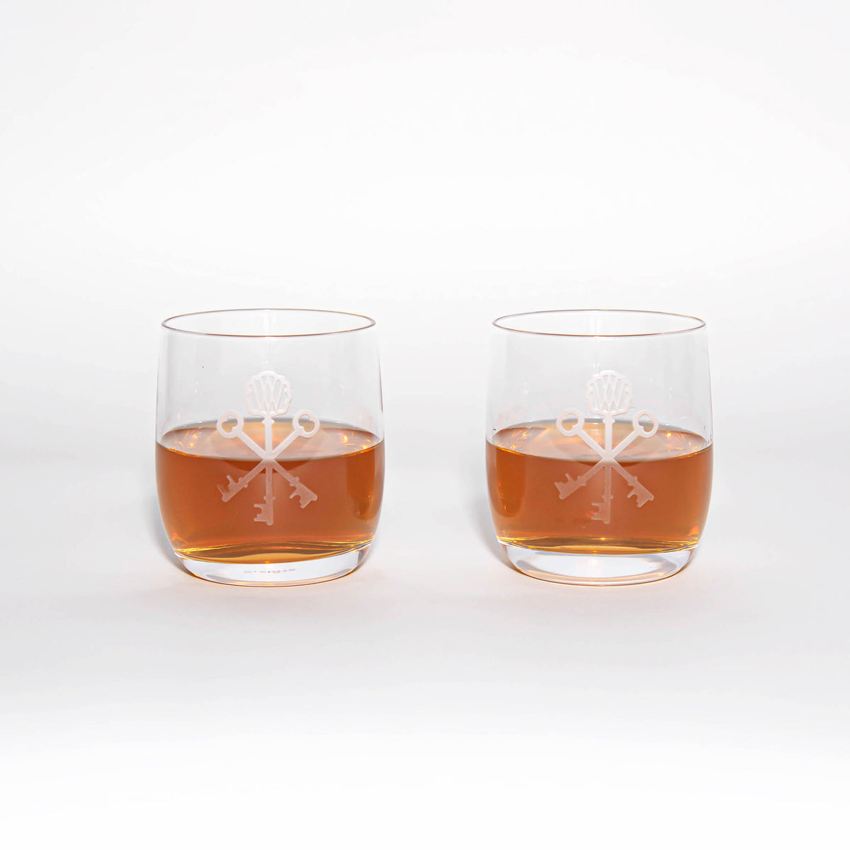 Signature Keys Double Old Fashioned Cocktail Glasses (Set of 2)