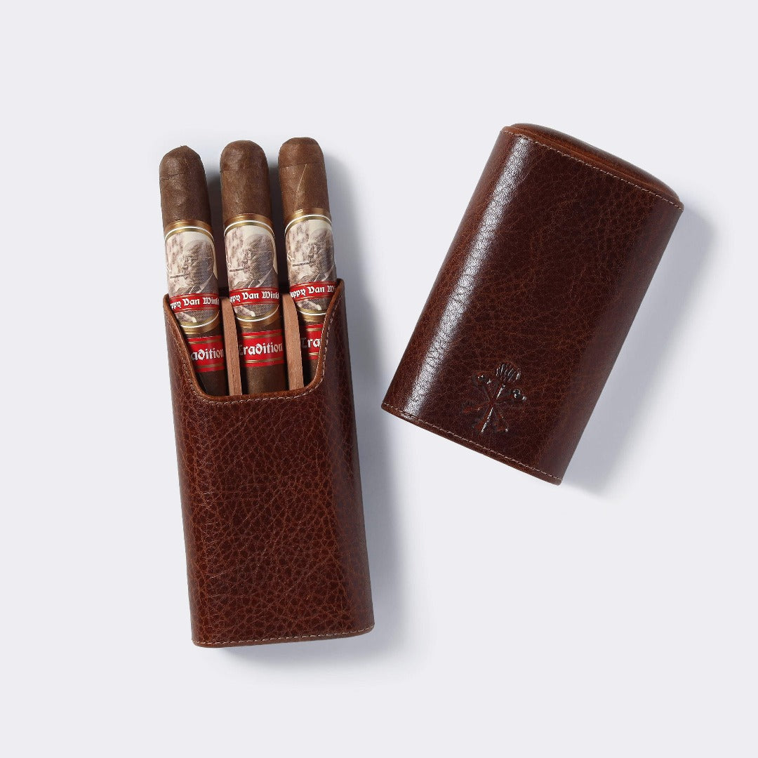 Personalized Cigar Case - Monogrammed Cigar Case with Cutter
