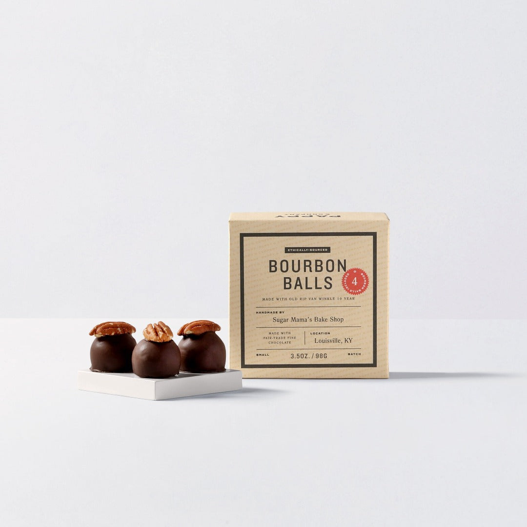 Pappy & Company Handmade Bourbon Balls - (Pack of 4)
