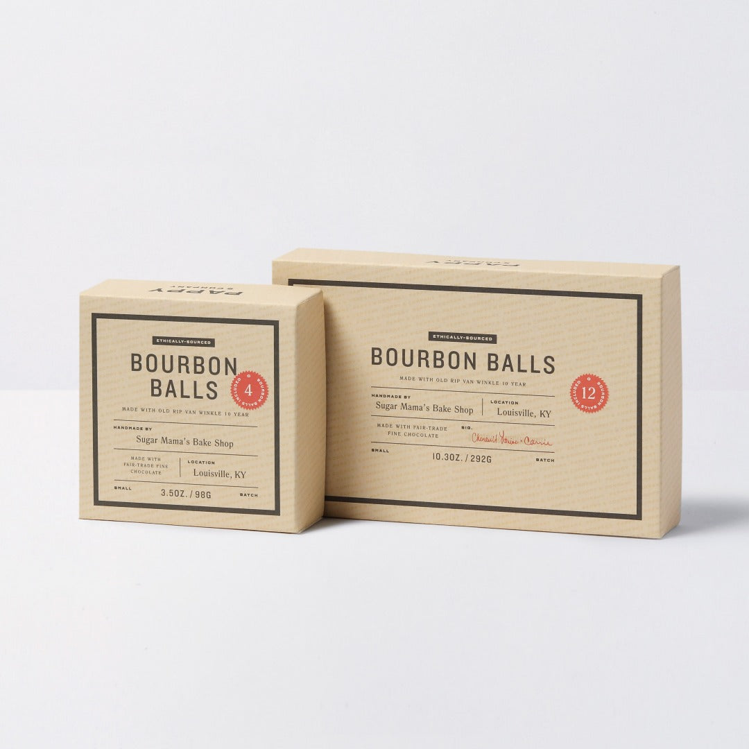Pappy &amp; Company Handmade Bourbon Balls (Pack of 12)