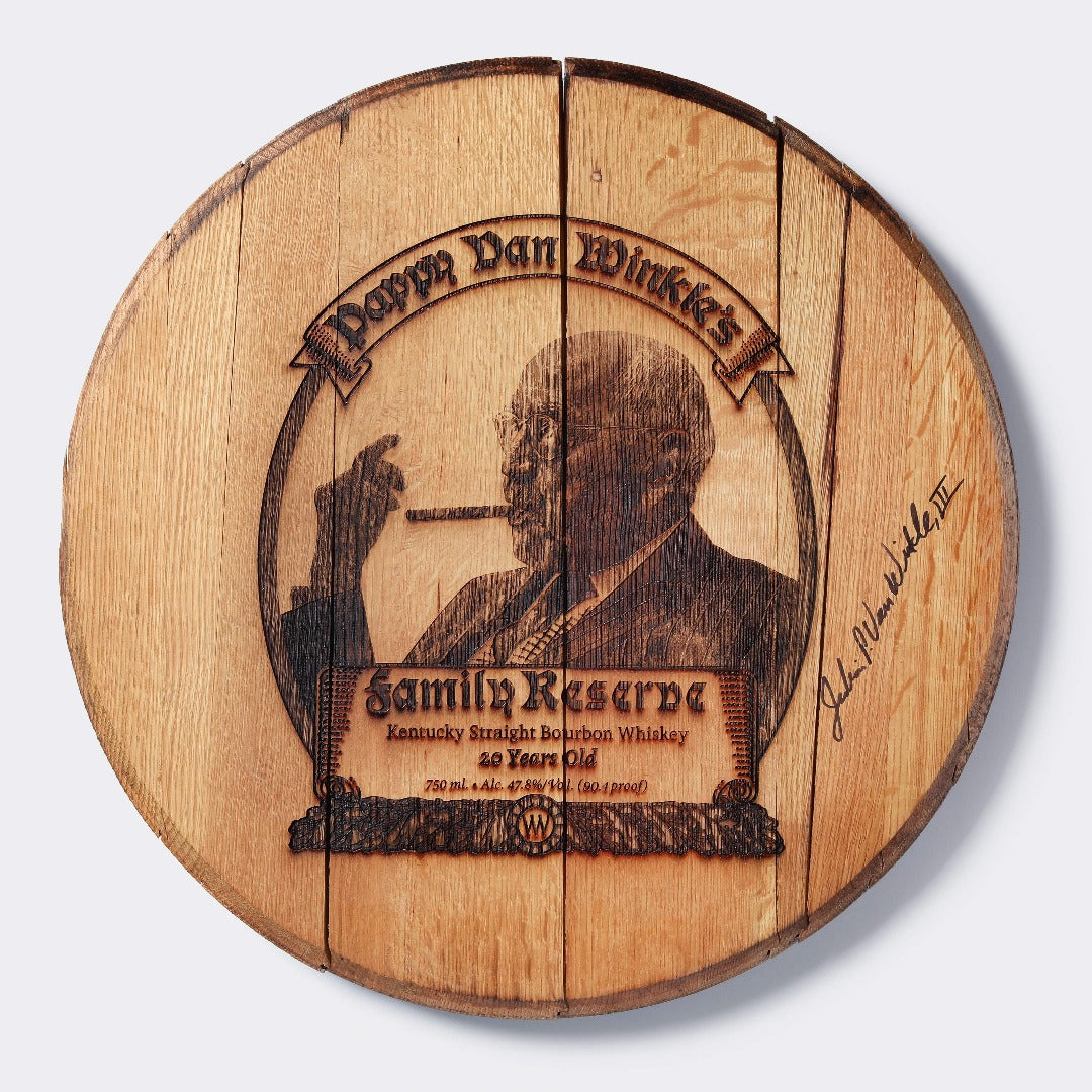 Limited-edition Authentic Pappy Van Winkle 20-year Barrel Head