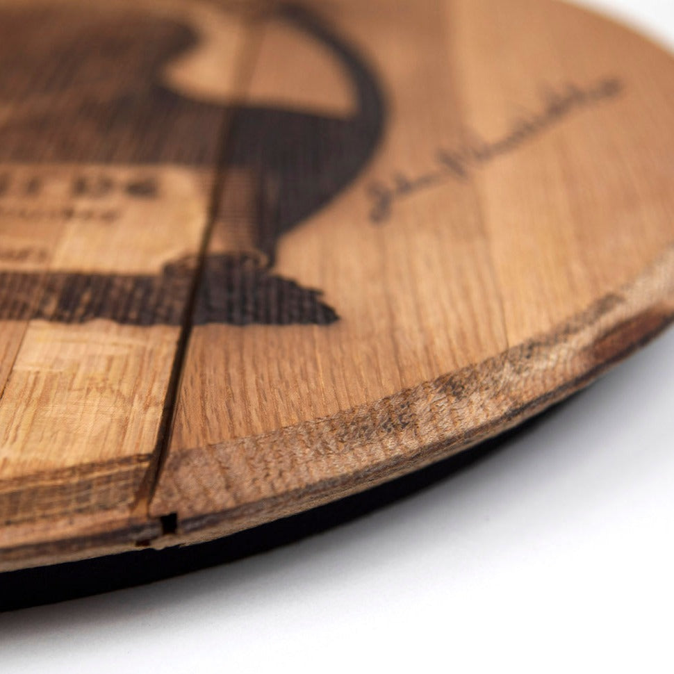 Limited Edition Authentic Pappy Van Winkle 20-year Barrel Head