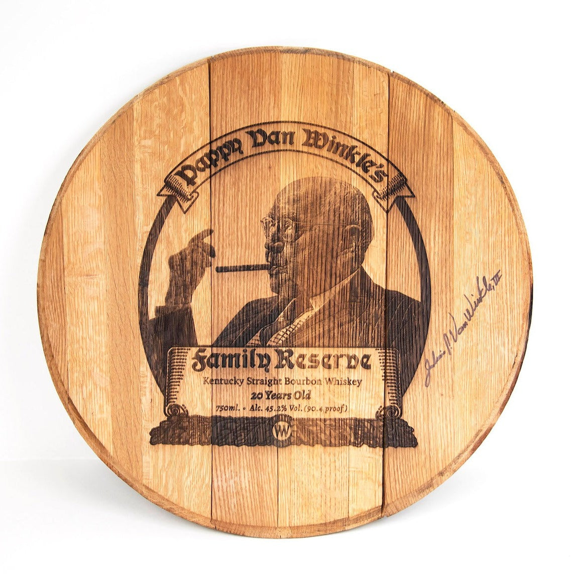 Limited-edition Authentic Pappy Van Winkle 20-year Barrel Head