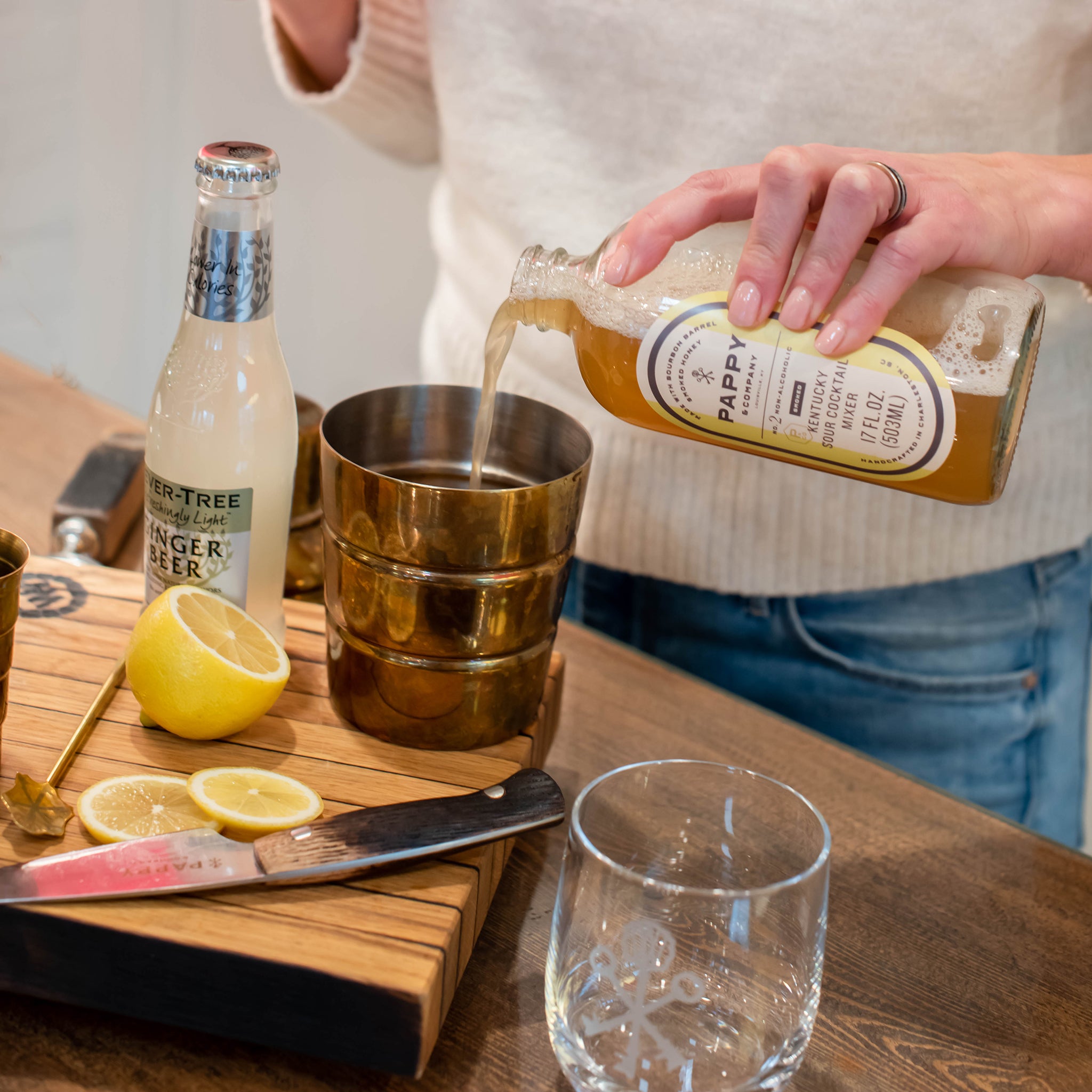 Bourbon Barrel Smoked Kentucky Sour Mixer | Pappy & Company