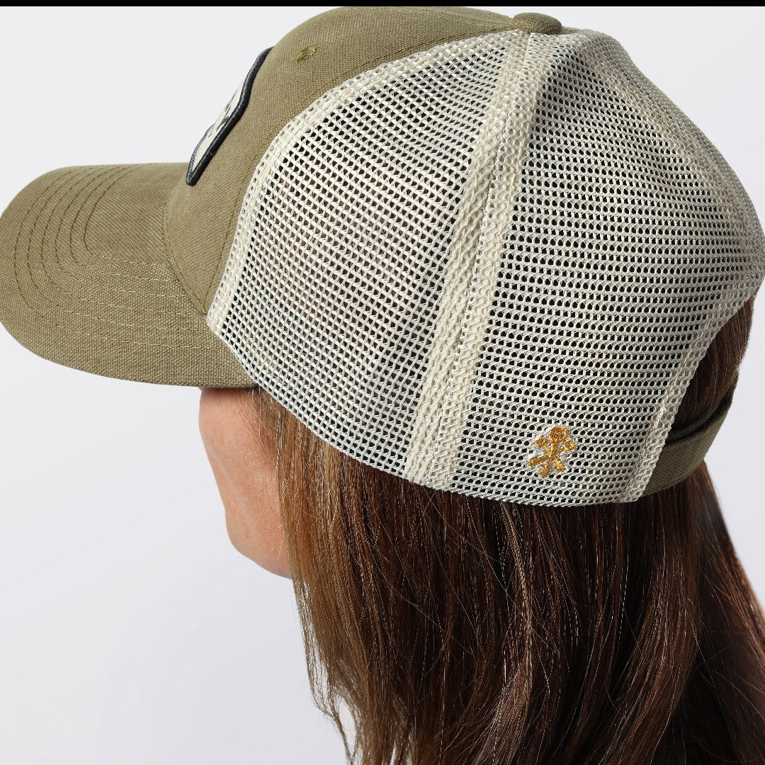 Pappy &amp; Company Trucker Hat in Olive