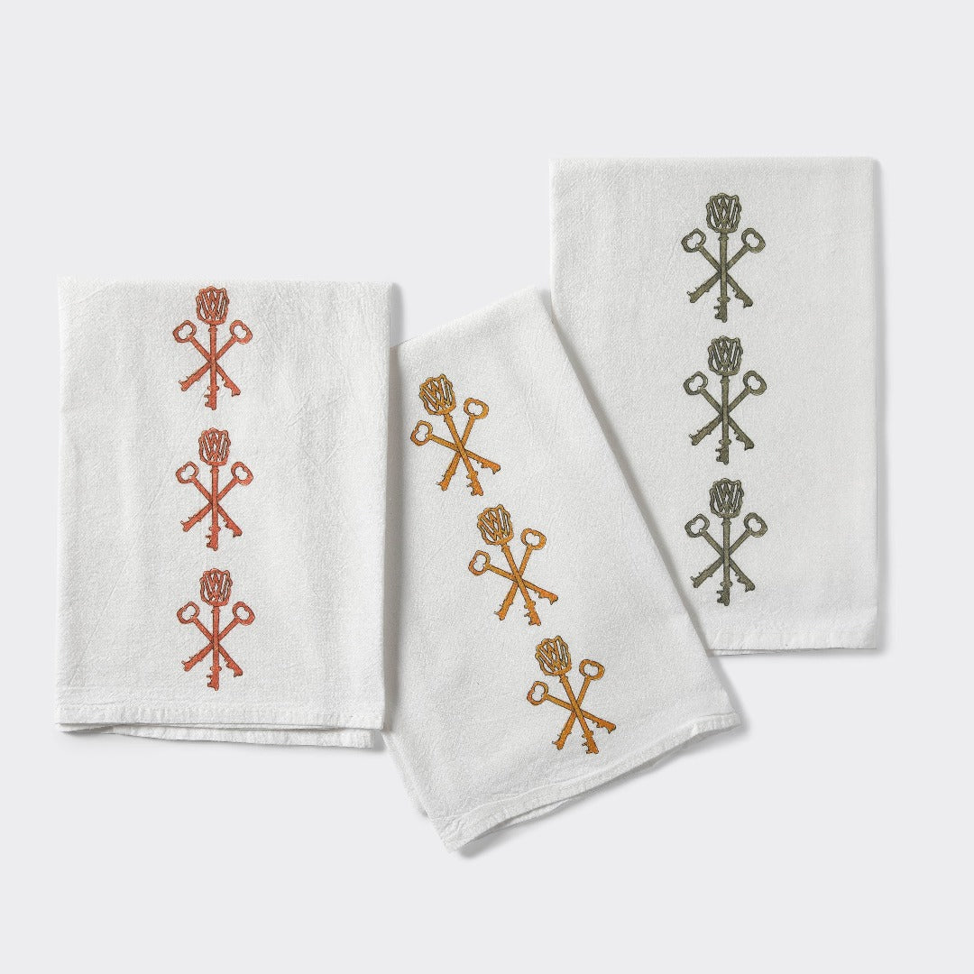 Custom Key Tea Towel Set by Maizie Clarke - Pappy & Company