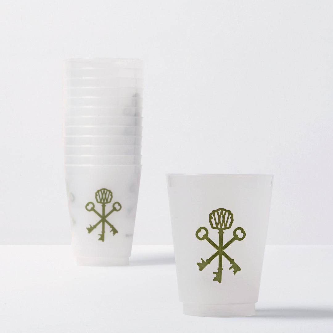 Pappy Keys Shatterproof Cups (Set of 12)