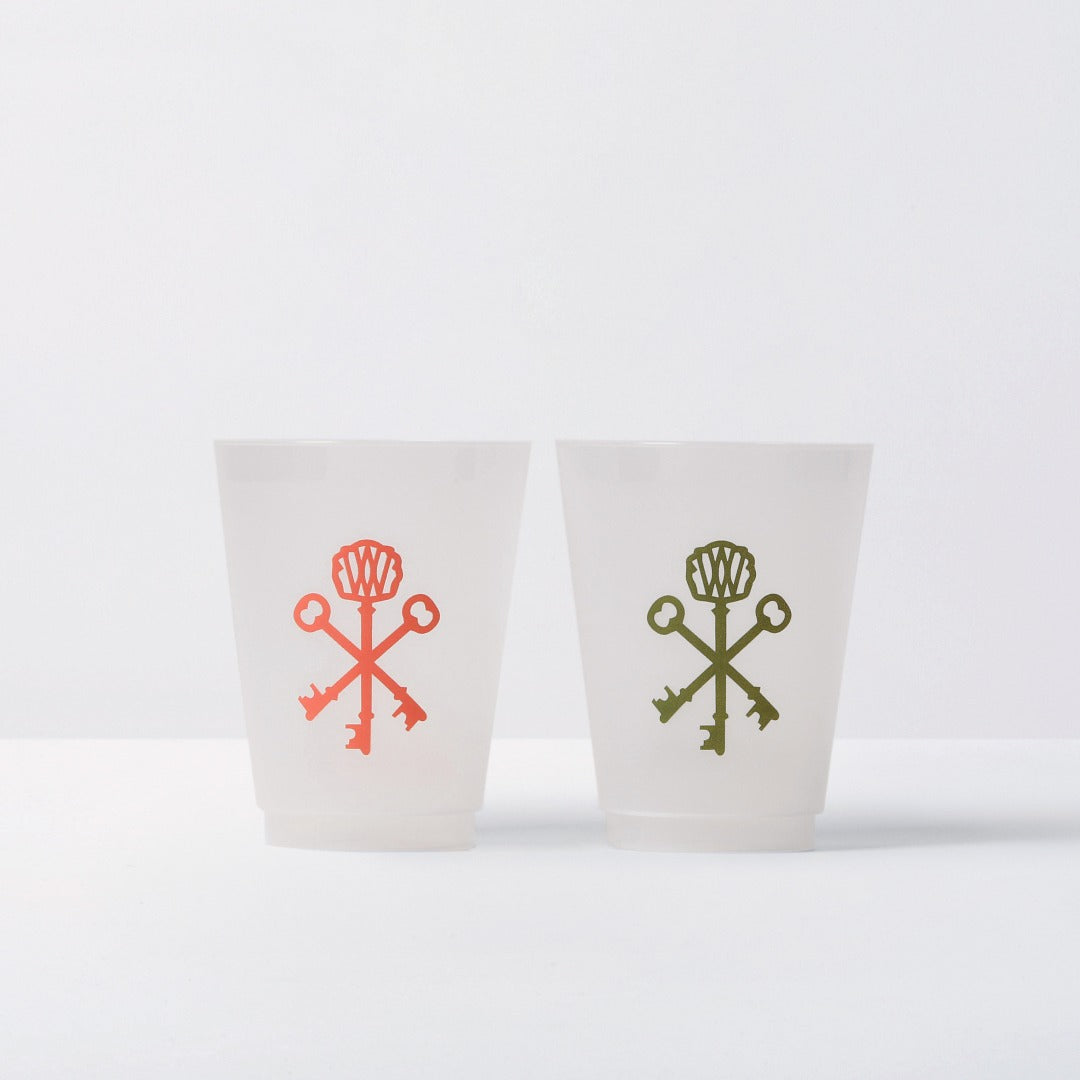 Pappy Keys Shatterproof Cups (Set of 12)