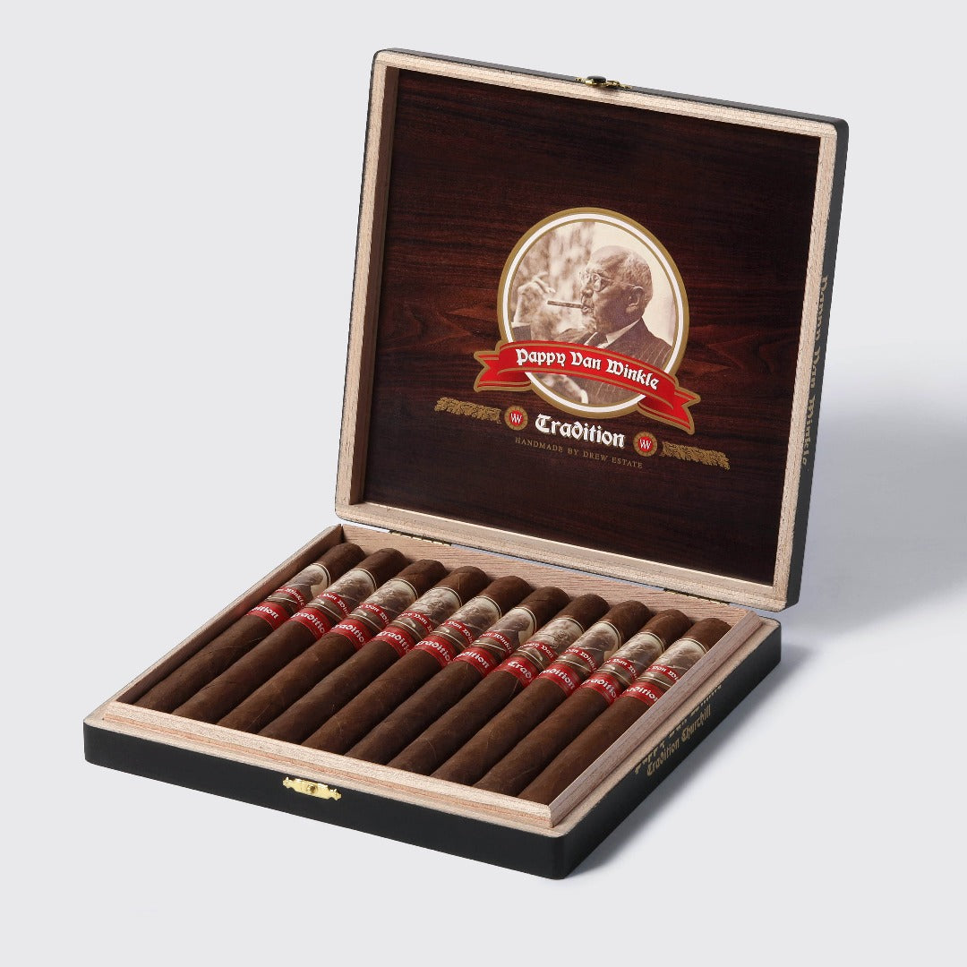 Pappy Van Winkle Tradition Cigars (Churchill Size Box of 10)